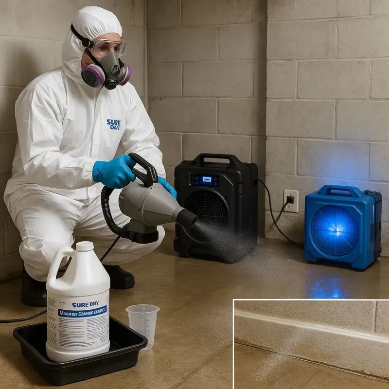 Sanitization and Odor Removal process in Carnegie, OK